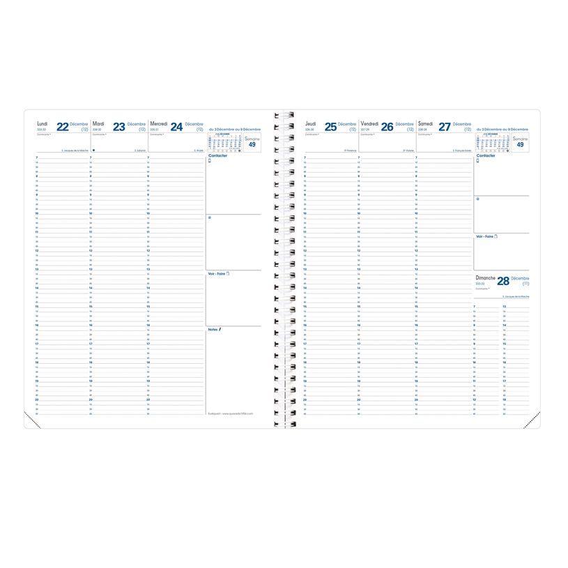 3371010512812-Quo Vadis Club - Agenda - 2025 - semainier - maxi - 240 x 300 mm - portrait - papier blanc - couleur unique - couve-P_405187269_2-1