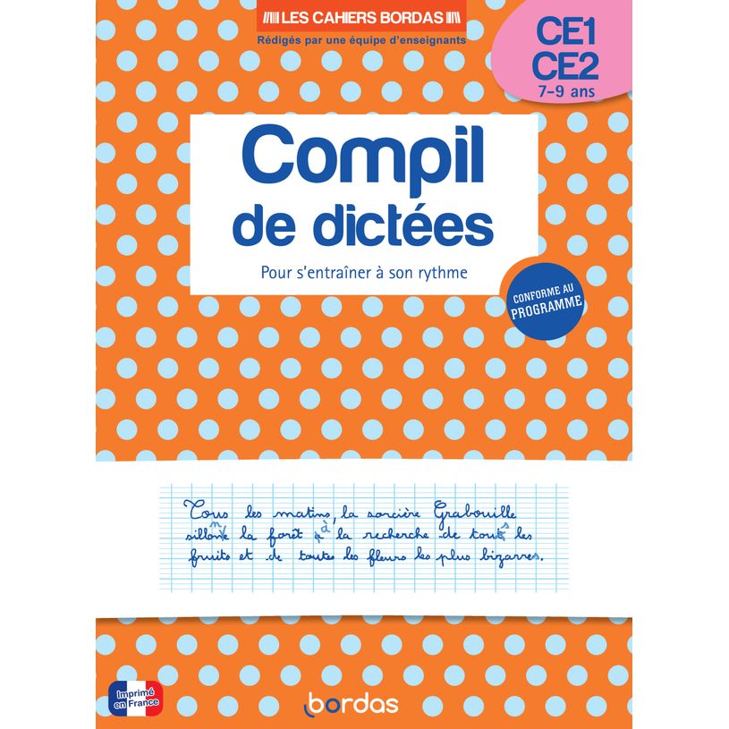 9782047404287-Les cahiers bordas - compil de dictees pour s'entrainer a son rythme ce1-ce2-P_405187420_1-0
