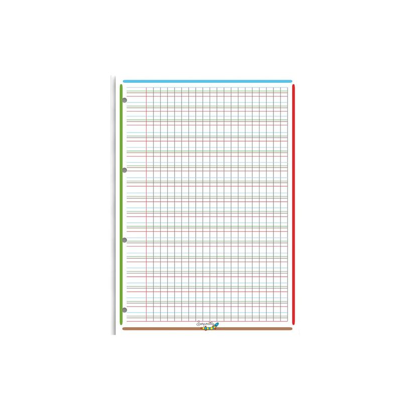 9791090155282-HOLDHAM - 50 feuilles mobiles Dys perforées - 100 pages - A4 - ligné 2 mm-P_405187469_1-3