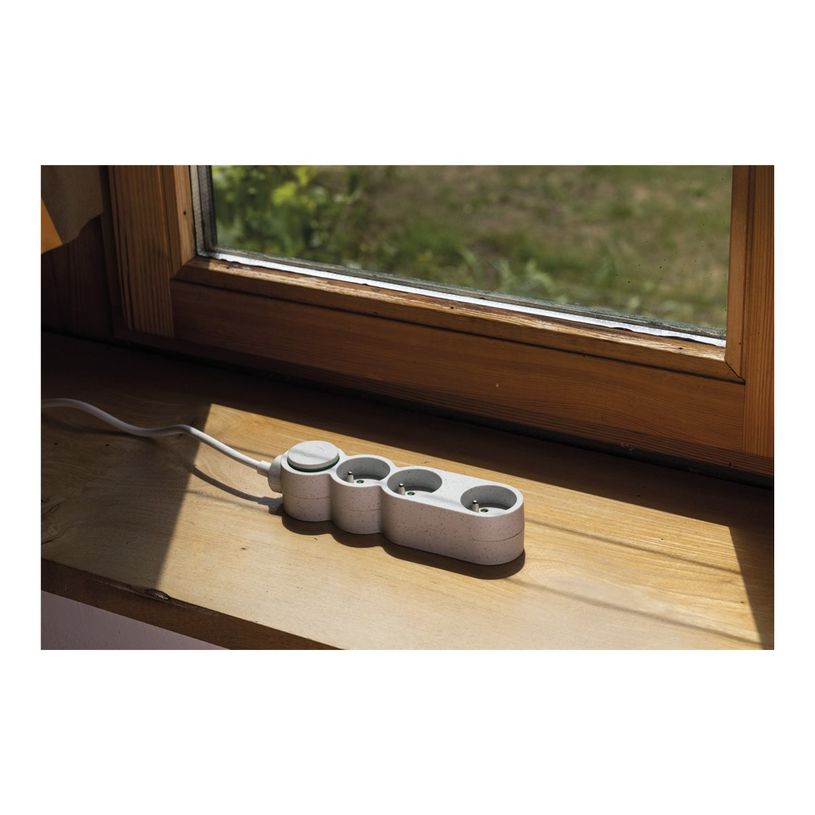 3545411896509-zenitech Home Green - Multiprises avec 3 prises 16A + interupteur -  3680 Watt - 1.5 m cor-P_405187524_1-2