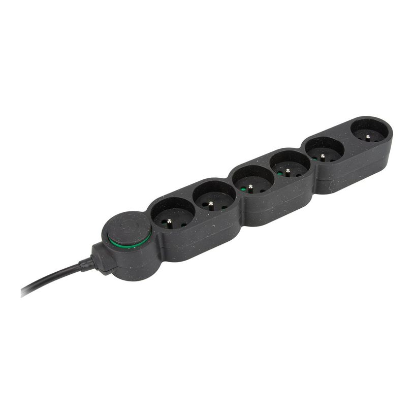 3545411896585-zenitech Home Green - Multiprises avec 6 prises 16A + interupteur -  3680 Watt - 1.5 m cor-P_405187528_3-0