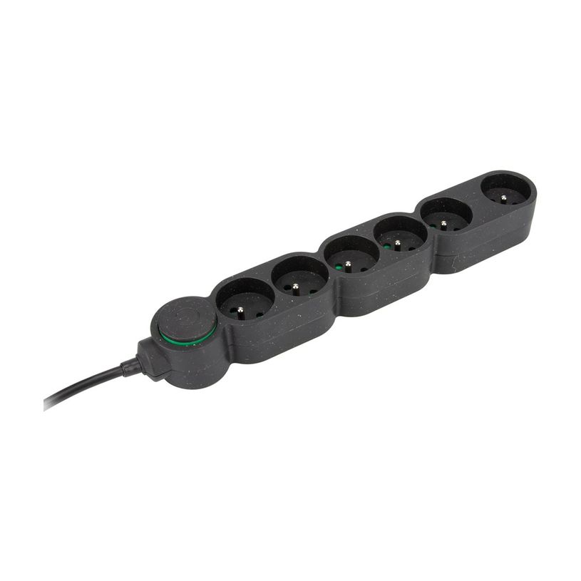 3545411896585-zenitech Home Green - Multiprises avec 6 prises 16A + interupteur -  3680 Watt - 1.5 m cor-P_405187528_4-1