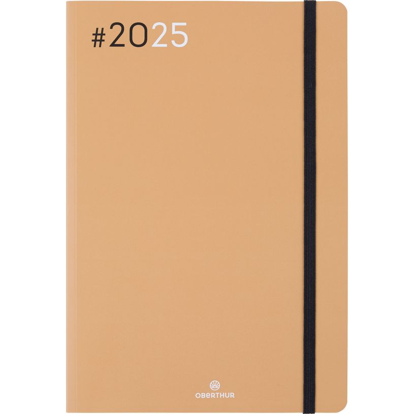 3664447205915-Agenda Flex - 1 semaine sur 2 pages - 17 x 24,5 cm - camel - Oberthur-P_405187959_1-0