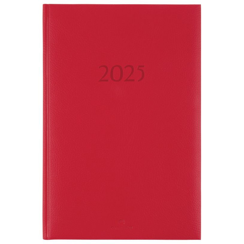 3664447206110-Agenda London - 1 semaine sur 2 pages - 17 x 24,5 cm - rouge - Oberthur-P_405187970_1-0