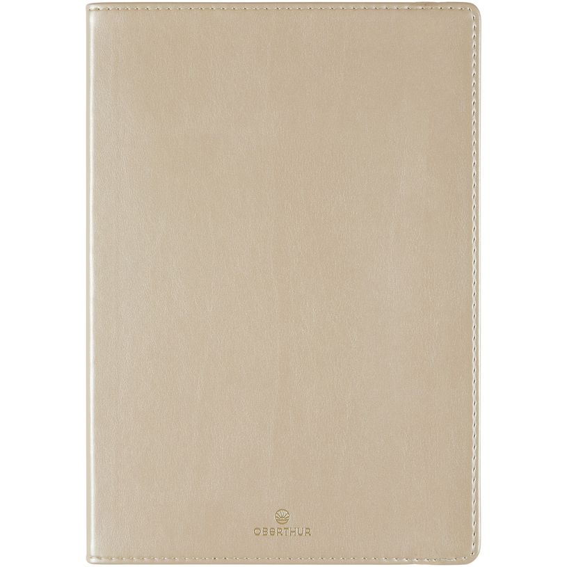 3664447206462-Agenda Feroe - la semaine sur 1 page et une page de note - 15 x 21 cm - or - Oberthur-P_405187979_1-0