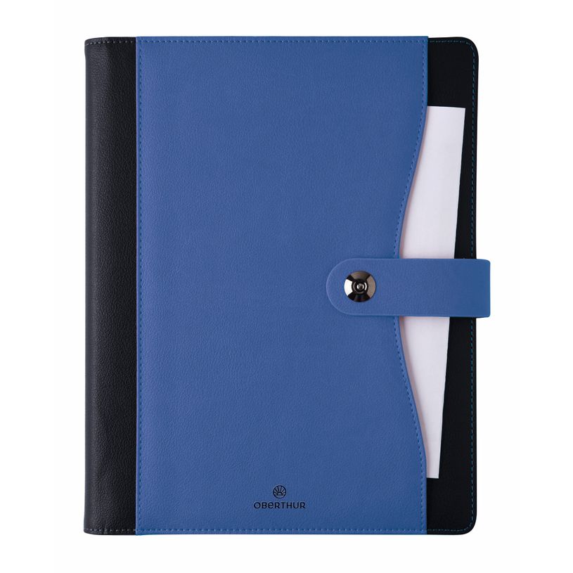 3664447208152-Agenda à spirale Davos - 1 semaine sur 2 pages - 22 x 28 cm - bleu - Oberthur-P_405187984_2-0