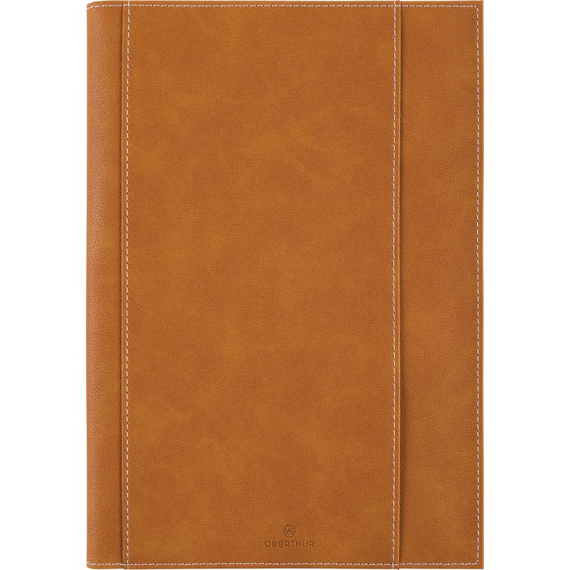 3664447204390-Agenda à spirale Burgos - 1 semaine sur 2 pages - 17 x 24,5 cm - camel - Oberthur-P_405187994_2-0