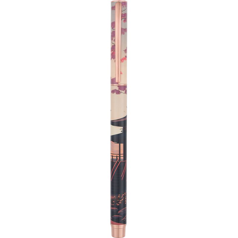 3664447170008-Stylo roller a cartouche Japon - 5 decors assortis - Oberthur-P_405188854_3-2