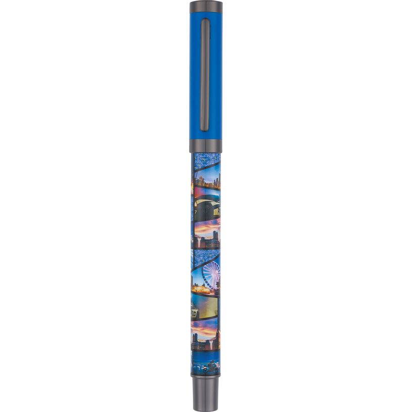 3664447143248-Stylo roller a cartouche Arcade - 5 decors assortis - Oberthur-P_405188858_2-1