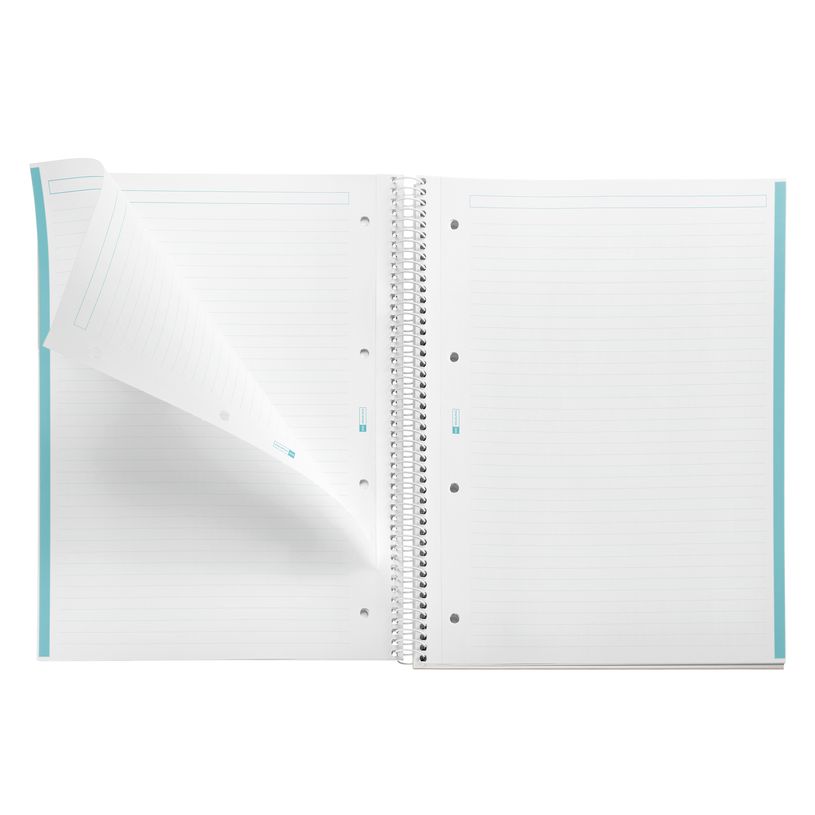 8422593486078-Notebook Emotions, couverture rigide,  A4, lignes horizontales 7 mm, 80 feuilles de 1 couleur, Miquelri--3