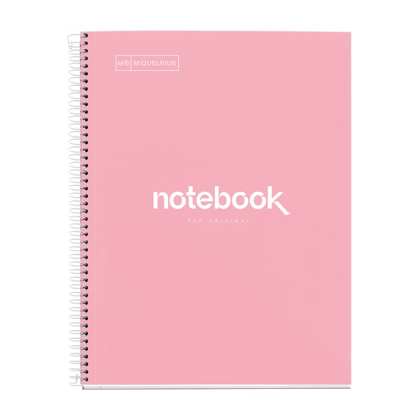 8422593488249-Notebook Emotions, couverture rigide, A4, lignes horizontales 7 mm, 80 feuilles de 1 couleur, Miquelriu--0