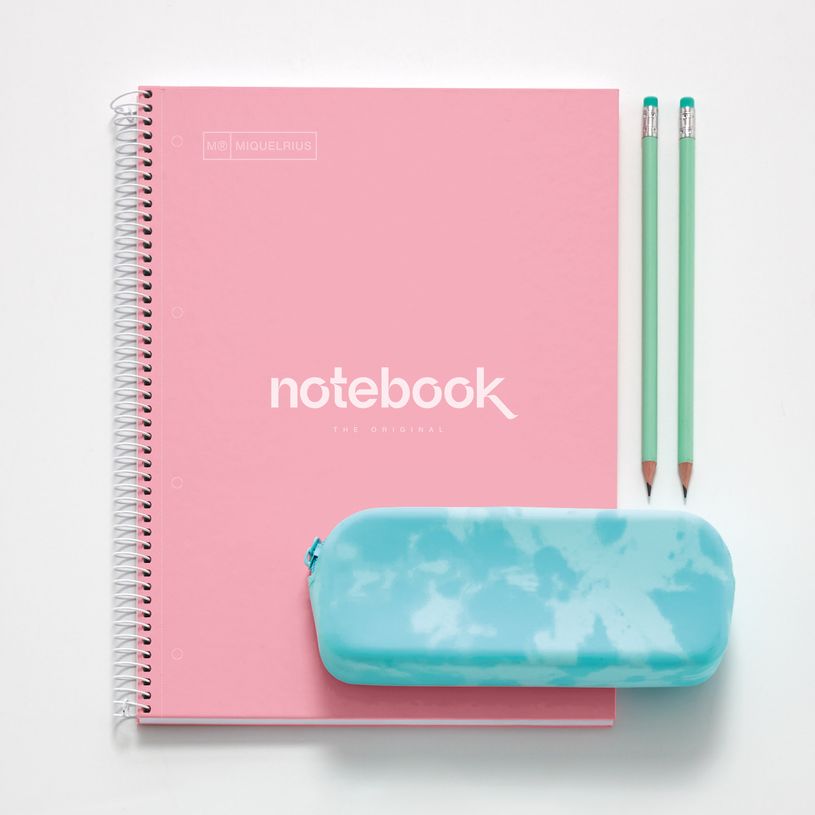 8422593488249-Notebook Emotions, couverture rigide, A4, lignes horizontales 7 mm, 80 feuilles de 1 couleur, Miquelriu--2