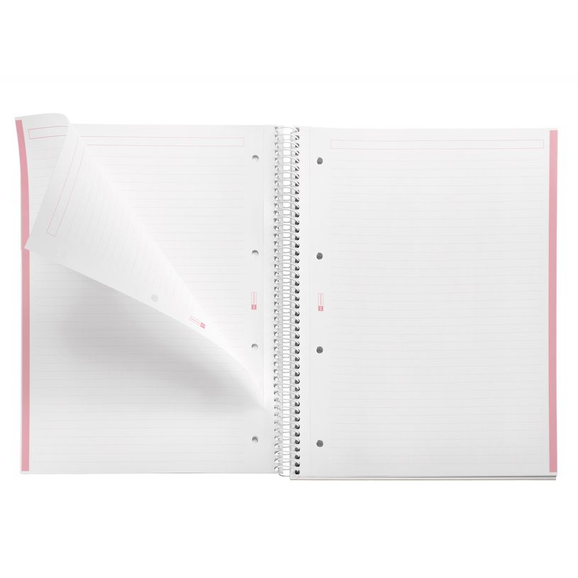 8422593488249-Notebook Emotions, couverture rigide, A4, lignes horizontales 7 mm, 80 feuilles de 1 couleur, Miquelriu--3