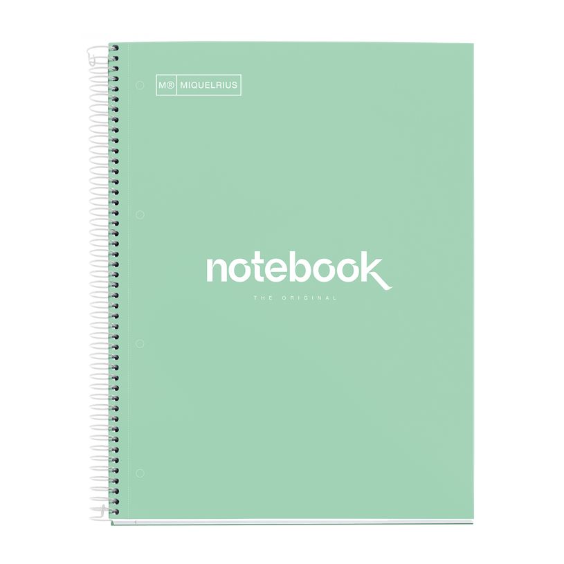 8422593467312-Notebook Emotions, couverture rigide, A4 lignes horizontales 7 mm, 120 feuilles de 5 couleurs, Miquelri--0