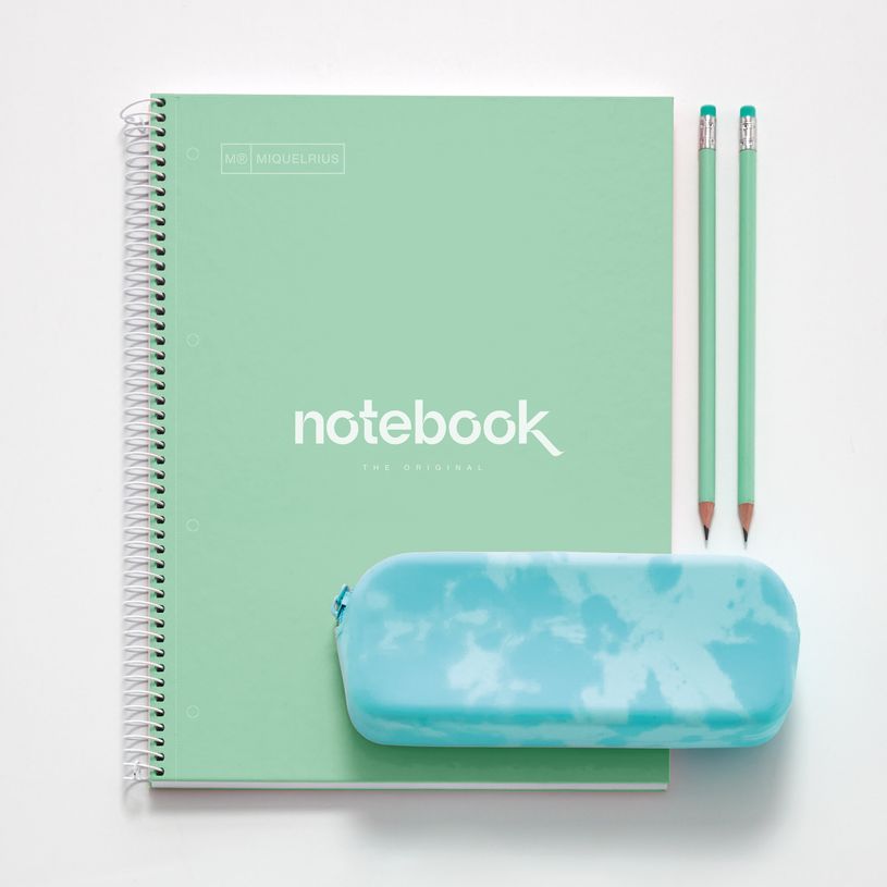 8422593467312-Notebook Emotions, couverture rigide, A4 lignes horizontales 7 mm, 120 feuilles de 5 couleurs, Miquelri--2
