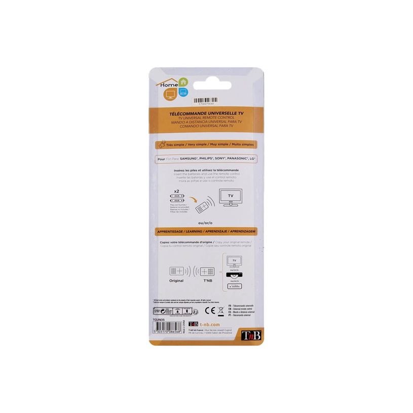 3303170086568-T'nB Universal 1 IN 1 - Télécommande universelle - infrarouge-P_405189000_3-5