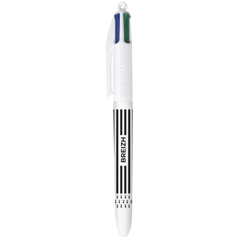 3086123758810-BIC Stylo à Bille 4 Couleurs Original à Pointe Moyenne Rétractable (1,00 mm) - Décors Thématique Br-P_405189042_3-2