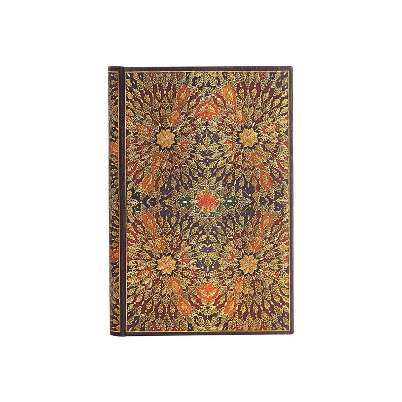 9781439754139-Paperblanks Fire Flowers - Journal - relié - mini - 95 x 140 mm - 120 feuilles / 240 pages - papier ivoire - uni - couverture marro-P_405189146_1-0