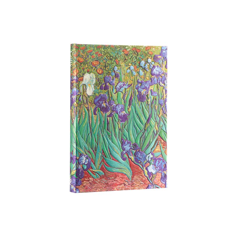 9781439796191-Paperblanks The J. Paul Getty Museum Collection - Carnet d'adresses - reliure cousue et collée - midi - 120 x 180 mm - 144 pages - Les iris de Van Go-P_405189191_2-1