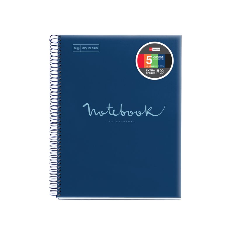 8422593485668-Notebook Emotions, couverture souple, A4 lignes horizontales 7 mm, 120 feuilles de 5 coule-P_405189271_1-0