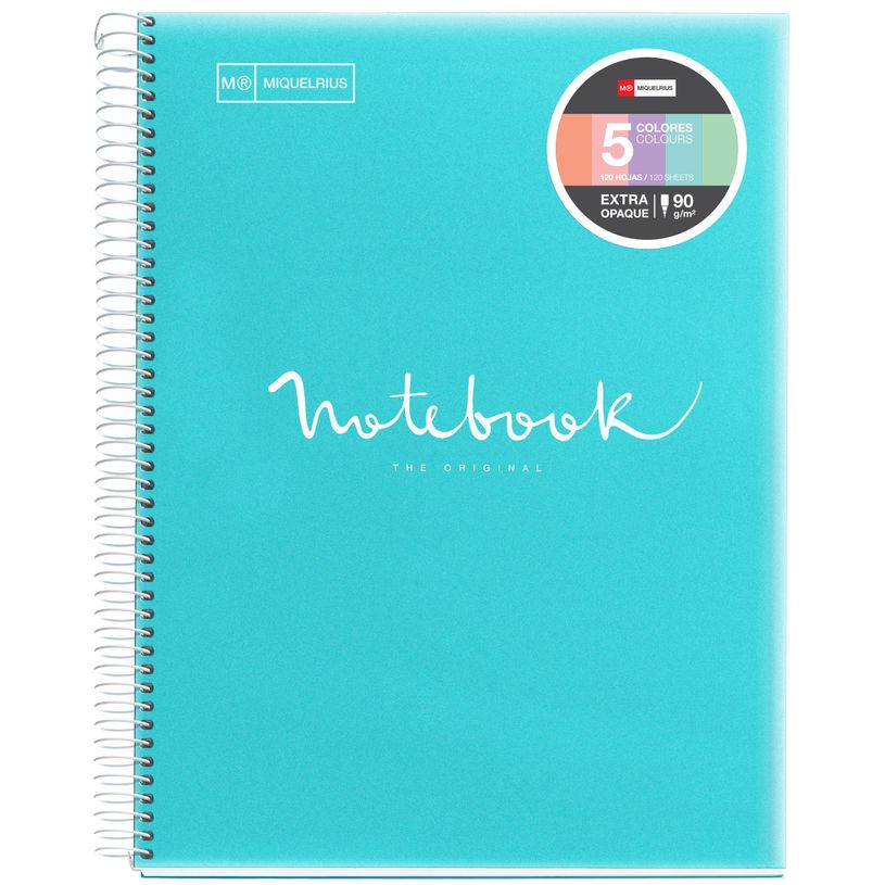 8422593485675-Notebook Emotions, couverture souple, A4 lignes horizontales 7 mm, 120 feuilles de 5 coule-P_405189272_1-0