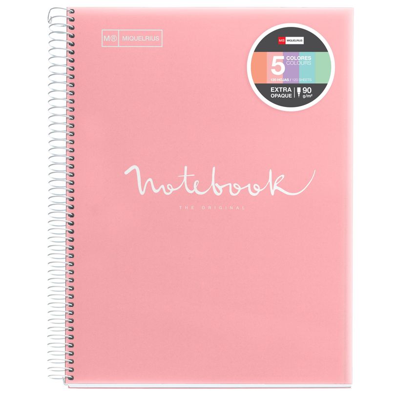 8422593485712-Notebook Emotions, couverture souple, A4 lignes horizontales 7 mm, 120 feuilles de 5 coule-P_405189277_1-0