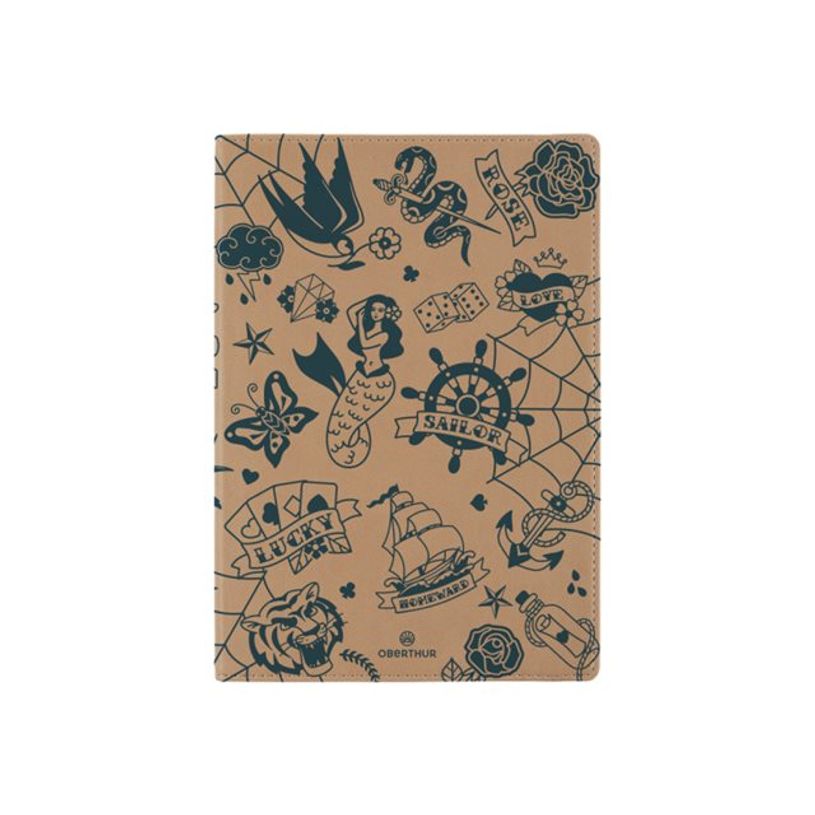 3664447177236-Oberthur - Carnet souple - 148 x 210 mm - Sirène Tatoo-P_405199563_2-0