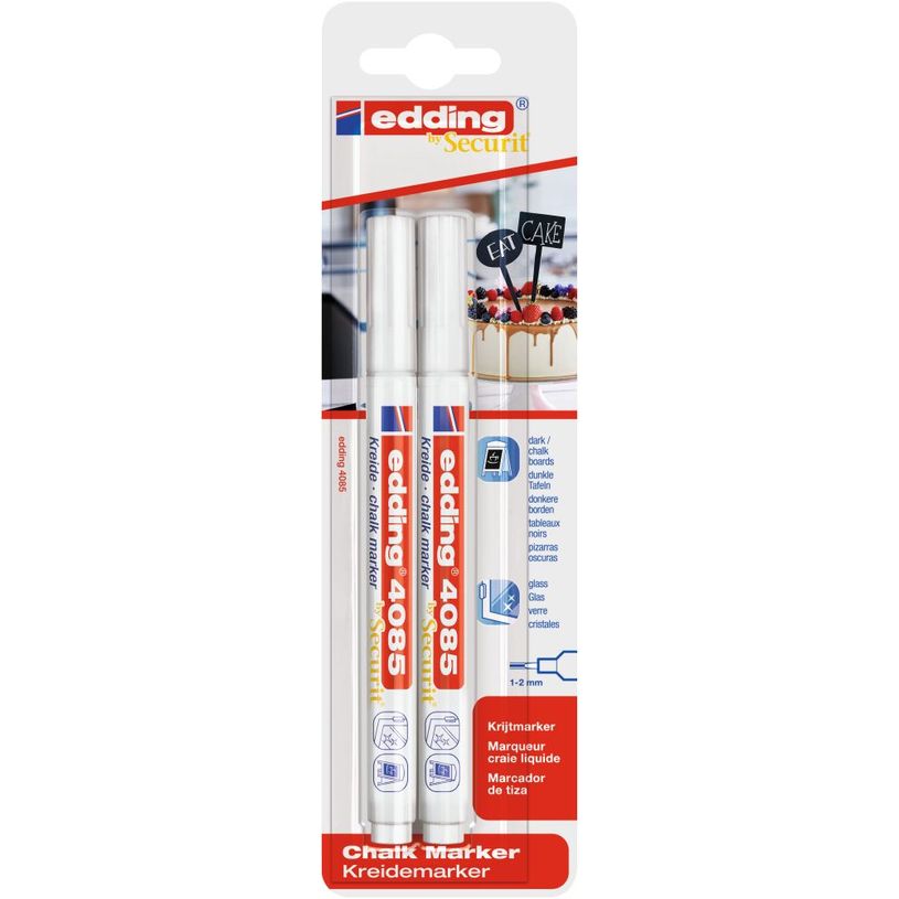 4057305037176-Edding 4085 - Blister de 2 marqueurs craie blanc liquide - pointe ogive fine-P_405199924_1-0