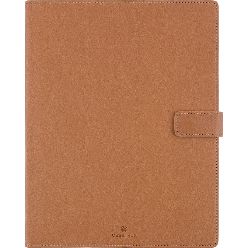 3664447210360-Agenda Milano - 1 semaine sur 2 pages - 22 x 28 cm - camel - Oberthur--0