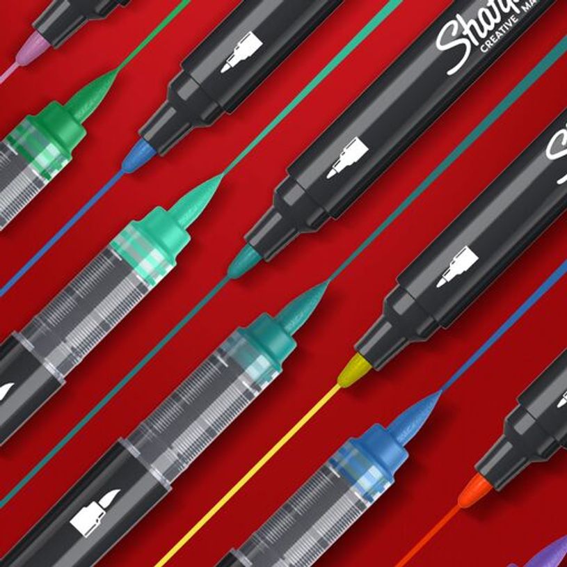 3026982011824-Sharpie Creative Marker - Stylos de peinture acrylique 5 unités-P_405216599_2-1