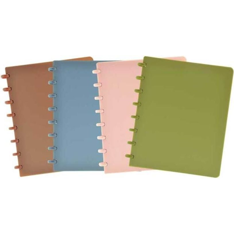 8717399409520-Danneels Summer Glow - Cahier A5 - petits carreaux (5x5 mm) - 144 pages - couleurs assortis--0