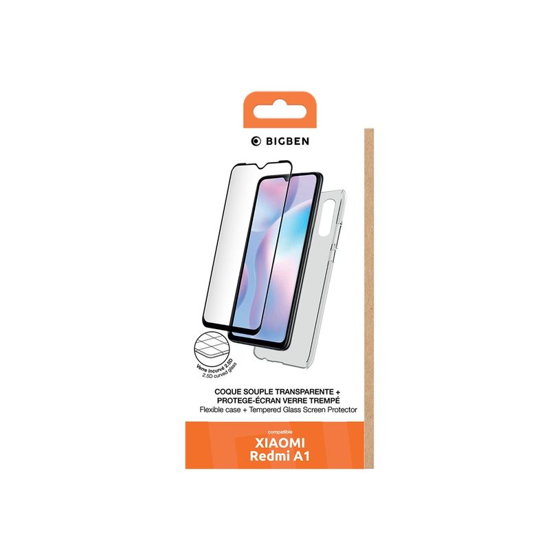 3571211494836-BIGBEN Connected  - Coque de protection  avec verre trempé - transparent -P_405220527_1-1