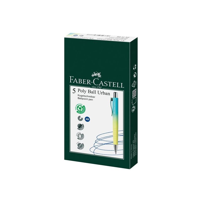 4005402411092-Faber-Castell POLY BALL Urban - Stylo à bille - bleu - extra large - rétractable (pack d-P_405221408_1-0