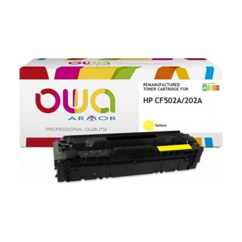 3112539935429-Cartouche laser compatible HP CF502A - Jaune - OWA-P_405222249_1-0