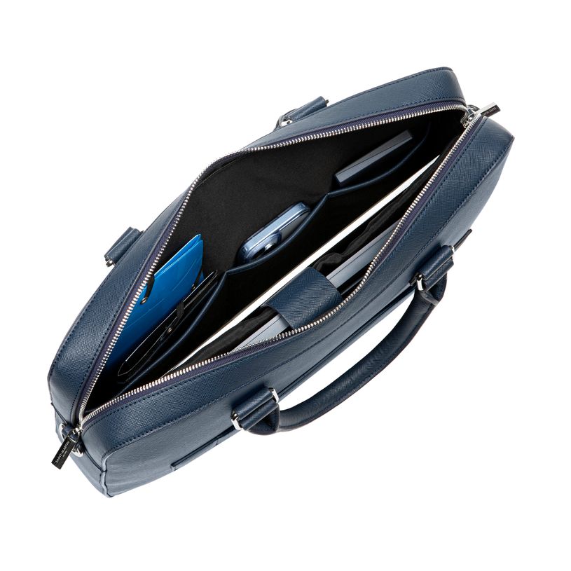 3135257824233-Saint-Martin - Sacoche ordinateur bleu Camille - 1 compartiment - 15,6" - Viquel-P_405223241_3-2