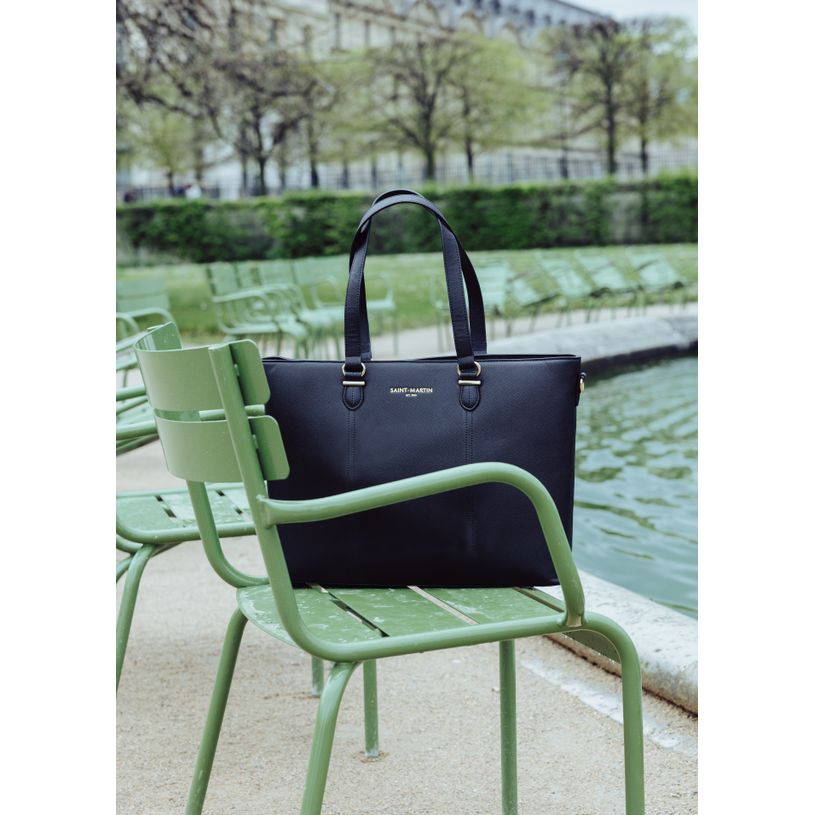 3135257844224-Saint-Martin - Sac cabas pour ordinateur noir Alba _ 1 compartiment - 15,6" - Viquel-P_405223243_5-4