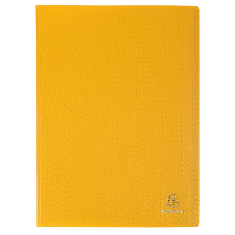 3130630085690-Exacompta Protège-documents A4 Jaune 100 Vues – Polypropylène Souple Opak – Porte-vu-P_405223712_2-0