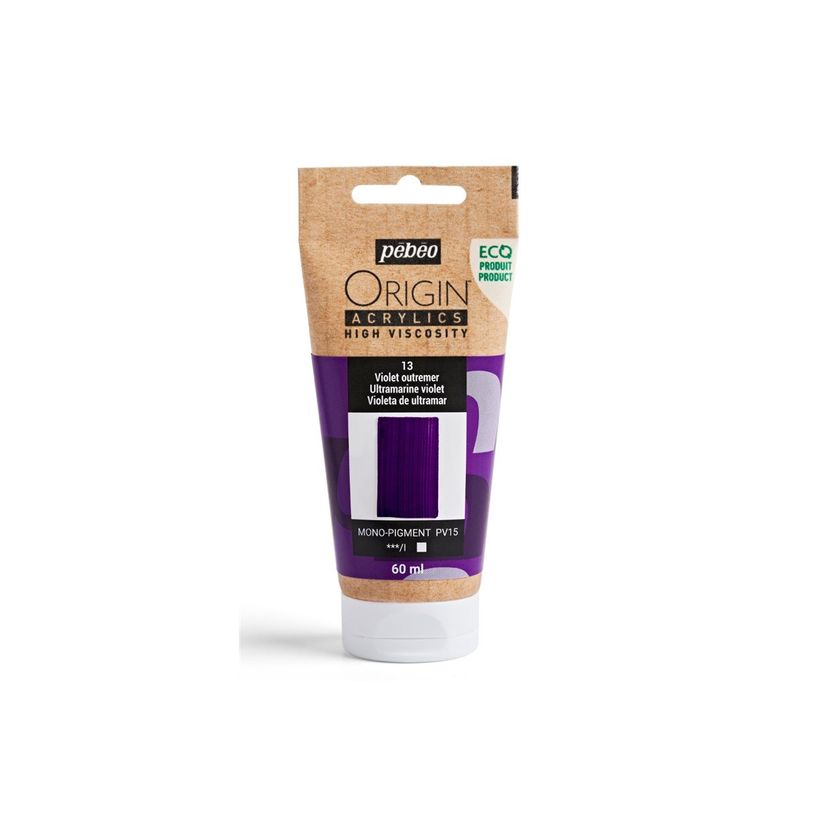 3167868170133-Pebeo Origin - Peinture - acrylique à base d'eau - violet ultramarin - transparent - mat -P_405223779_2-0