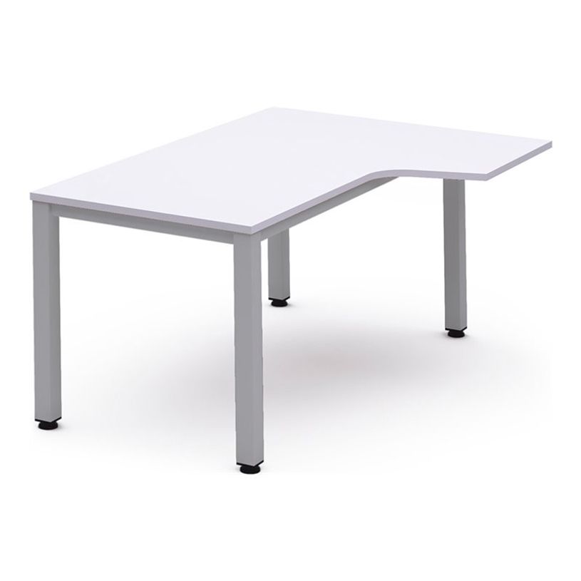 8427951991126-Rocada Executive - Table - en L (droite) - blanc - aluminium base-P_405224783_1-0