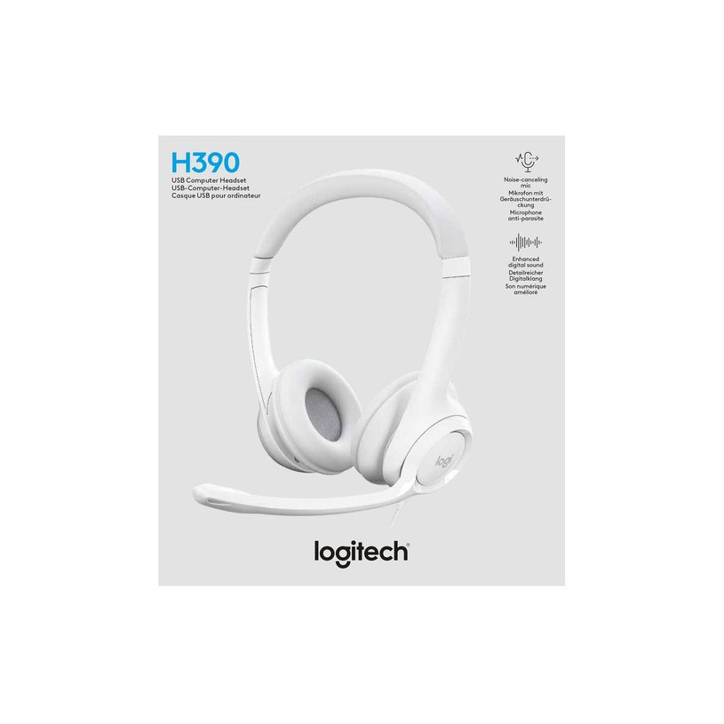 5099206107304-Logitech H390 - Casque filaire avec micro - USB-A  - blanc cassé-P_405225098_14-13
