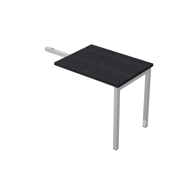 0404052258233-Retour direct pour Bureau Trend pieds métal arche - L140 - plateau imitation frêne noir-P_405225823_1-0