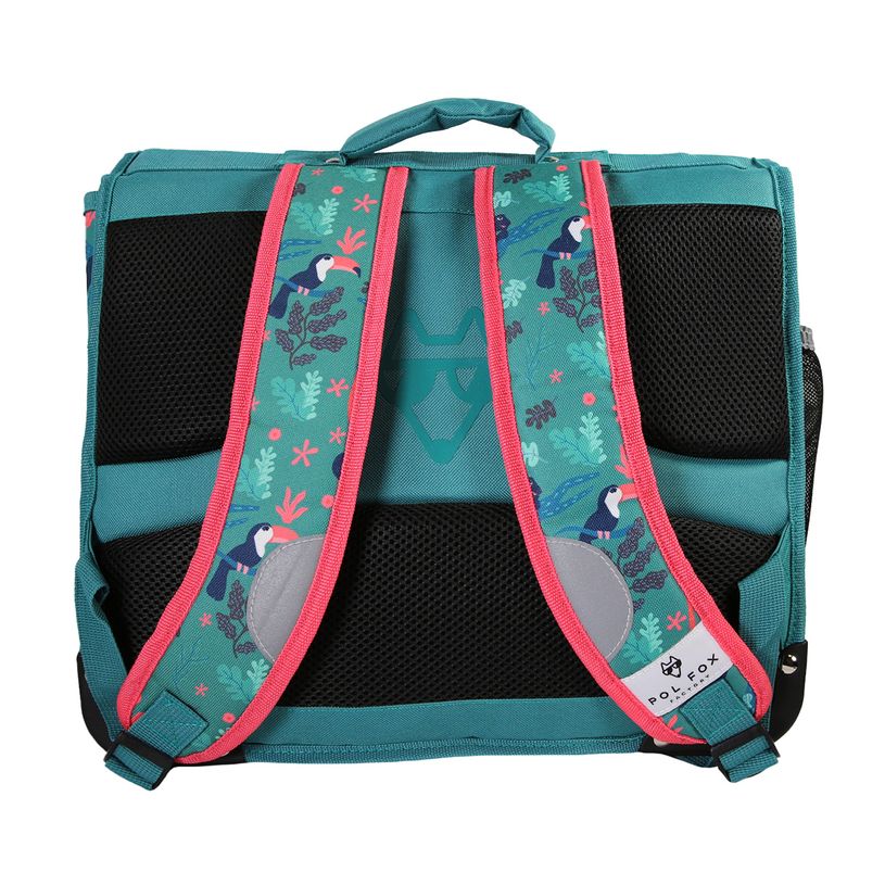 3663842008756-Cartable 38 cm Jungle- 2 compartiments- vert-  Pol Fox-P_405225979_6-5