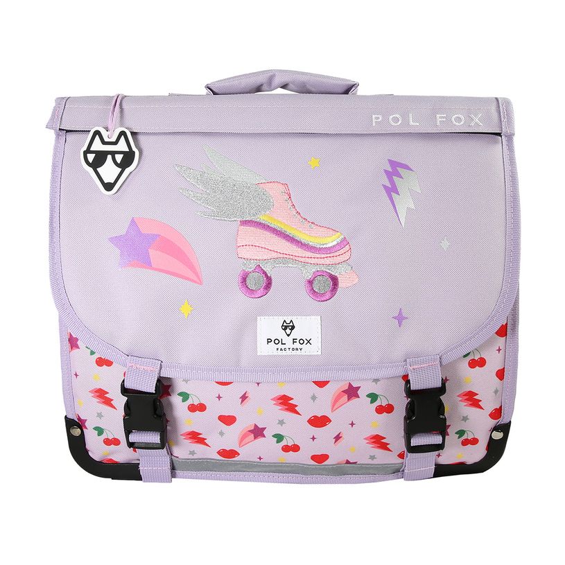 3663842008817-Cartable 41 cm Good Vibes- 2 compartiments- parme- Pol Fox-P_405225983_1-0