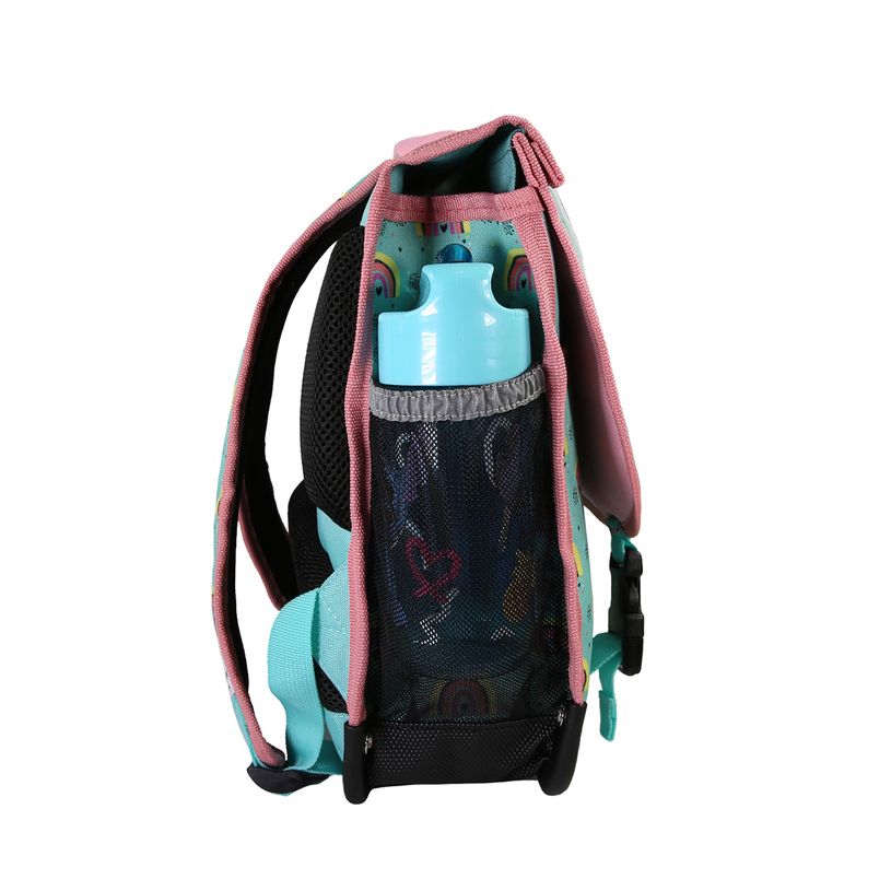 3663842008855-Cartable 35 cm Rainbow- 2 compartiments- vert turquoise-  Pol Fox-P_405225985_5-4