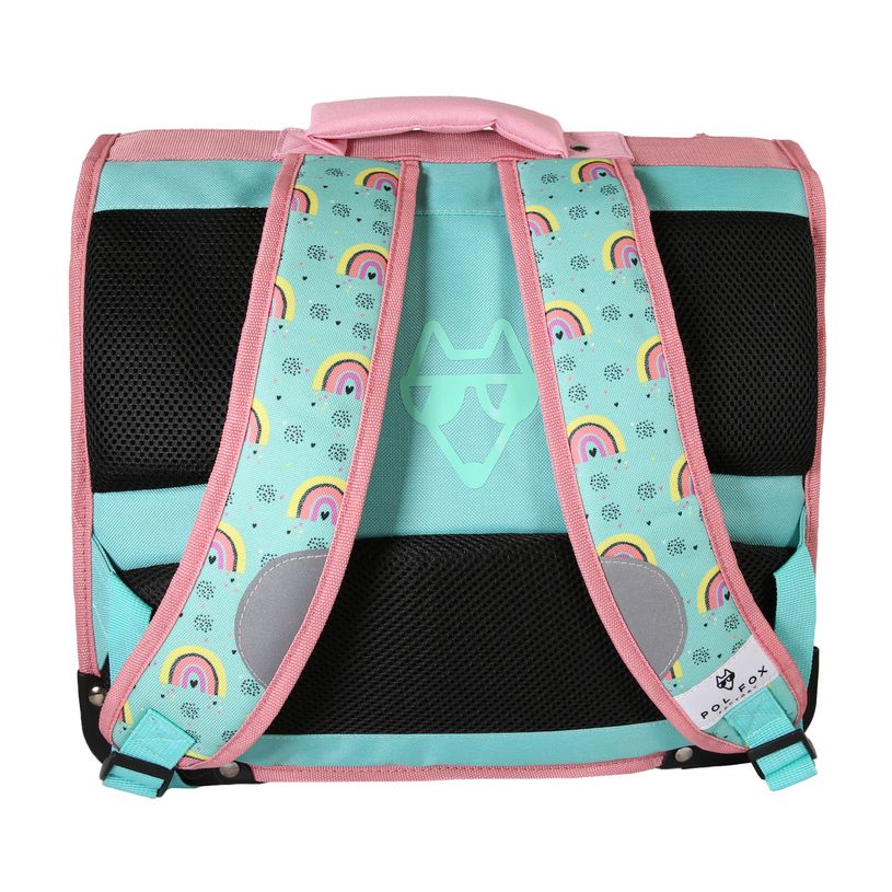 3663842008855-Cartable 35 cm Rainbow- 2 compartiments- vert turquoise-  Pol Fox-P_405225985_6-5