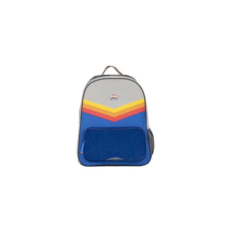 3661507361086-Sac à dos 2 compartiments FRENCH DISORDER COLORAMA-GRIS- Kid'Abord-P_405226041_1-0