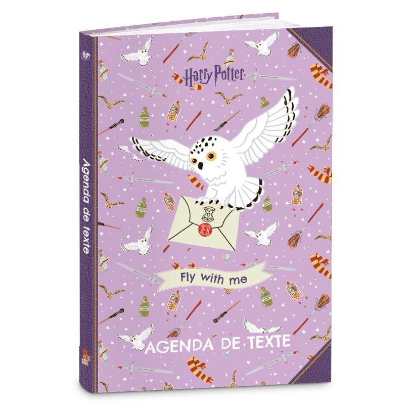 3661507556185-Cahier de texte HARRY POTTER HEDWIG- 15x21 cm- 2 modèles au choix- Kid'Abord-P_405226076_1-0