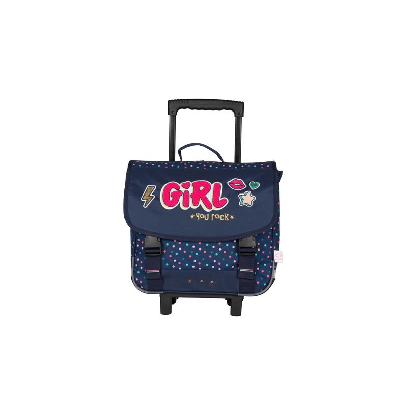 3661507064017-Cartable à roulettes KIP YOU ROCK-2 compartiments- marine- Kid'Abord-P_405226084_1-0