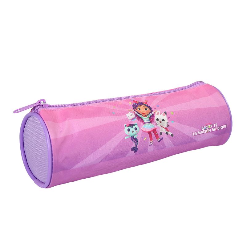 3666311031828-Trousse Gabby et la maison magique - 22cm -  1 compartiment - violet - Bagtrotter-P_405226151_1-0