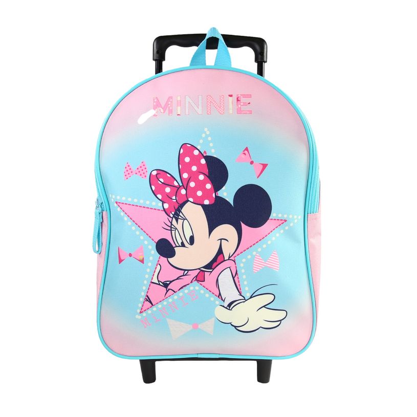 3666311031620-Sac a dos a roulettes Minnie - 32cm -  1 compartiment - rose - Bagtrotter-P_405226155_1-0